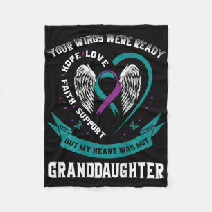 Suicide Awareness In Memory Of My Granddaughter Ba Fleece Blanket