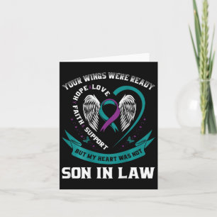 Suicide Awareness In Memory Of My Son In Law Back Card