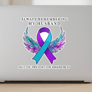 Suicide Awareness Memorial Angel Wing Memory Car