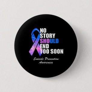 Suicide Awareness Mental Health Awareness _ Mens & 2 Inch Round Button