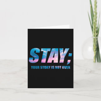 Suicide Awareness Mental Health Awareness _ Mens & Card
