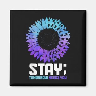 Suicide Awareness Month Stay Mental Health S _1 Magnet