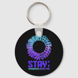 Suicide Awareness Month Stay Mental Health S Keychain