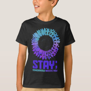 Suicide Awareness Month Stay Mental Health S T-Shirt