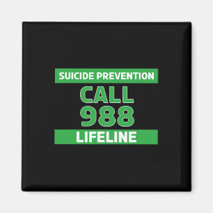 Suicide Awareness - Prevention Lifeline 988  Magnet