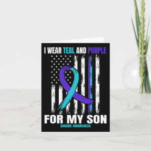 Suicide Awareness Prevention Son Women Men America Card