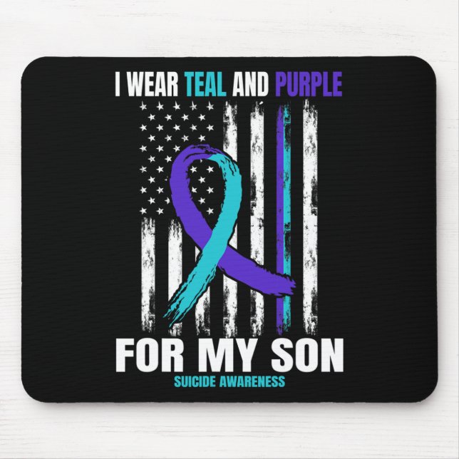 Suicide Awareness Prevention Son Women Men America Mouse Pad (Front)