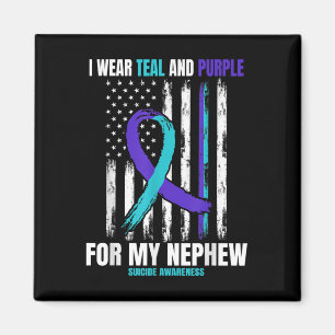 Suicide Awareness Prevention Women Men Nephew Amer Magnet