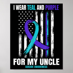 Suicide Awareness Prevention Women Men Uncle Ameri Poster