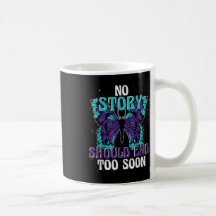 Suicide Awareness Ribbon Butterfly Suicide Coffee Mug