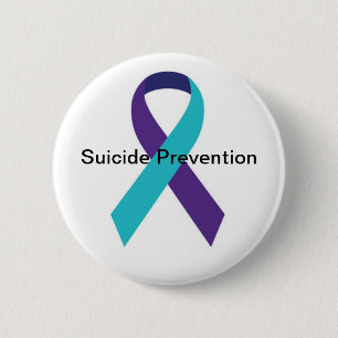 Suicide Awareness Ribbon Button