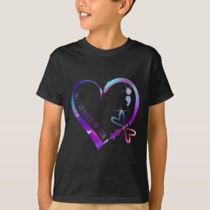 Suicide Awareness Ribbon Mental Health Positive T-Shirt