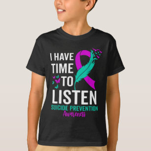 Suicide Awareness Ribbon Mental Health Suicide T-Shirt