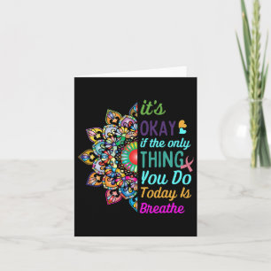 Suicide Awareness Semicolon 988 Gift Ideas 1 Card