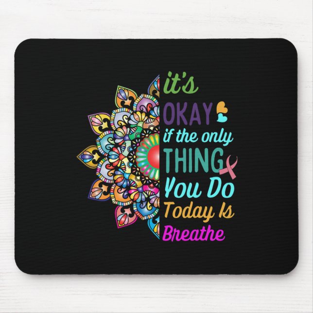 Suicide Awareness Semicolon 988 Gift Ideas 1  Mouse Pad (Front)