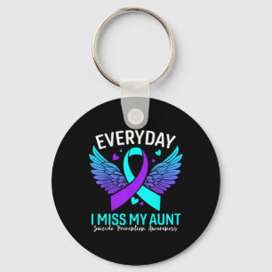 Suicide Awareness Shirt Aunt Suicide Prevention Keychain
