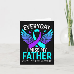 Suicide Awareness Shirt Father Suicide Prevention Card