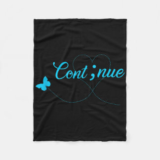 Suicide Awareness Shirt For Women Gift Continue Se Fleece Blanket