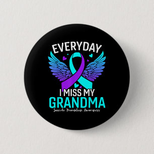 Suicide Awareness Shirt Grandma Suicide 2 Inch Round Button