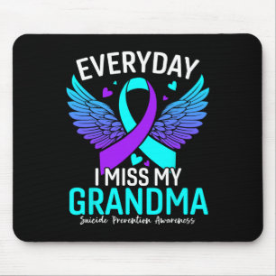 Suicide Awareness Shirt Grandma Suicide Prevention Mouse Pad
