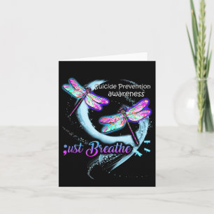 Suicide Awareness Shirt Just Breathe Suicide Preve Card