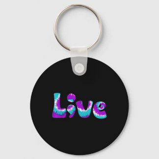 Suicide Awareness Shirt Live Semicolon Teal Purple Keychain