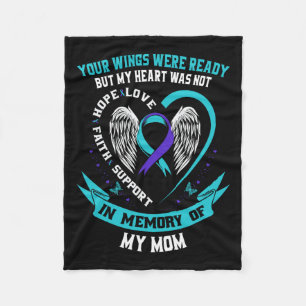 Suicide Awareness Shirt Mom Son Daughter Preventio Fleece Blanket