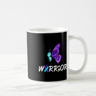 Suicide Awareness Shirt Semicolon Butterfly Suicid Coffee Mug