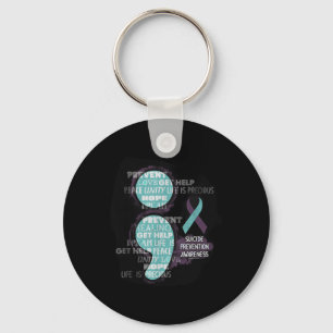 Suicide Awareness Shirt Suicide Prevention Semicol Keychain