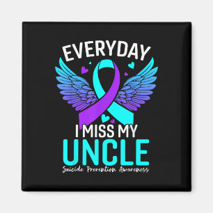 Suicide Awareness Shirt Uncle Suicide Prevention A Magnet