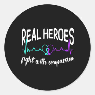 Suicide Awareness Suicide Prevention Support Classic Round Sticker
