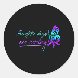 Suicide Awareness Suicide Prevention Support Classic Round Sticker