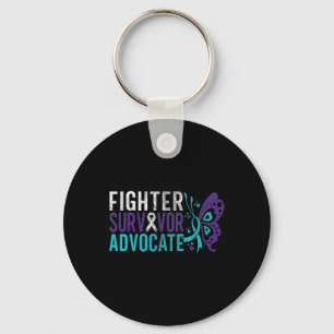 Suicide Awareness Suicide Prevention Support Survi Keychain