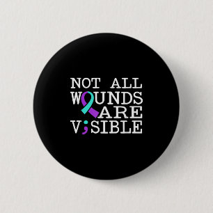 Suicide Awareness Suicide Prevention Suprt Survivo 2 Inch Round Button