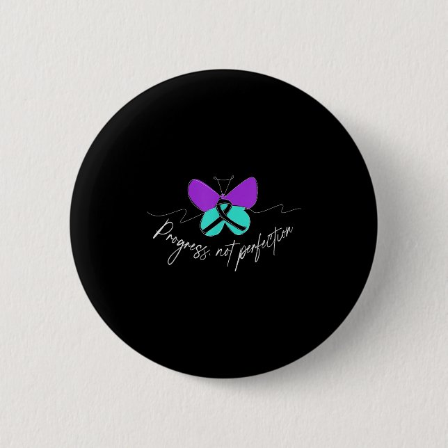 Suicide Awareness Suicide Prevention Suprt Survivo 2 Inch Round Button (Front)