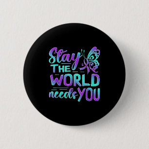 Suicide Awareness Suicide Prevention Suprt Survivo 2 Inch Round Button