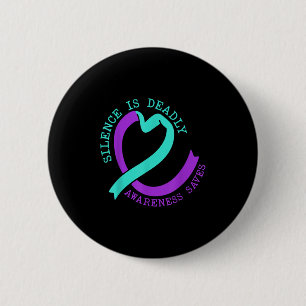 Suicide Awareness Suicide Prevention Suprt Survivo 2 Inch Round Button