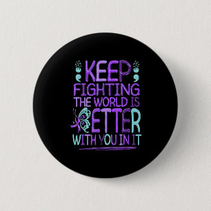 Suicide Awareness Suicide Prevention Suprt Survivo 2 Inch Round Button