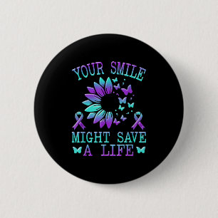 Suicide Awareness Suicide Prevention Suprt Survivo 2 Inch Round Button