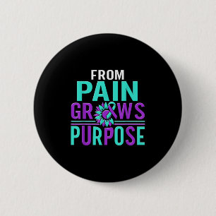 Suicide Awareness Suicide Prevention Suprt Survivo 2 Inch Round Button