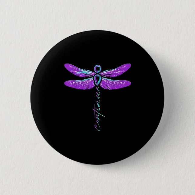 Suicide Awareness Suicide Prevention Suprt Survivo 2 Inch Round Button (Front)