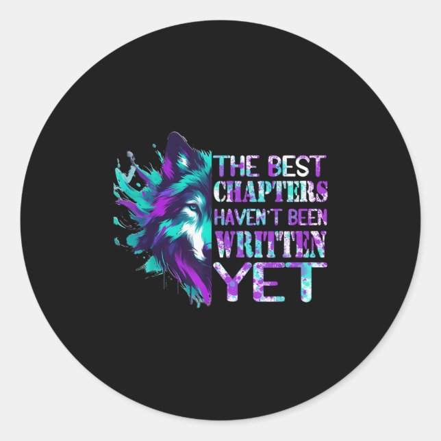 Suicide Awareness Suicide Prevention Suprt Survivo Classic Round Sticker (Front)