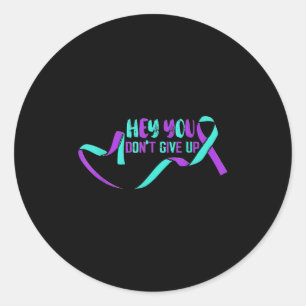 Suicide Awareness Suicide Prevention Suprt Survivo Classic Round Sticker