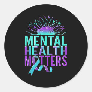 Suicide Awareness Suicide Prevention Suprt Survivo Classic Round Sticker