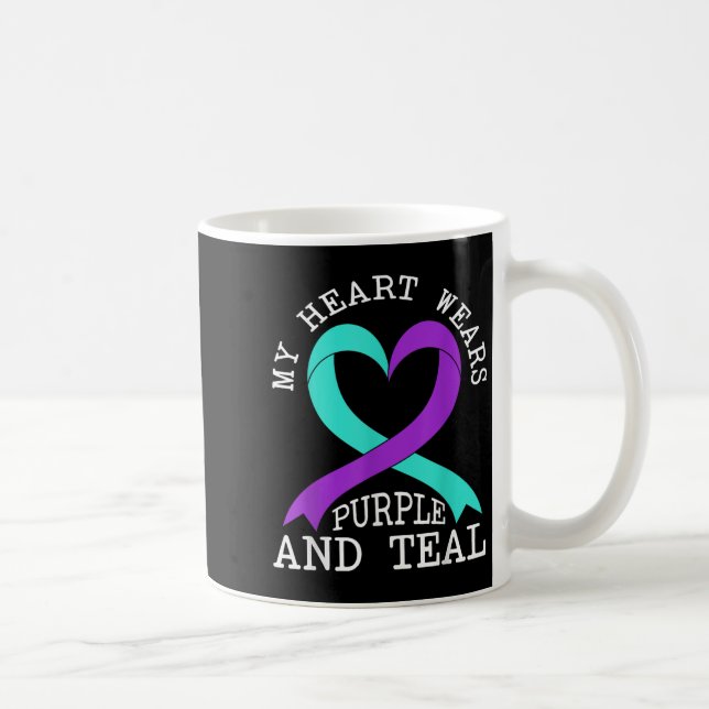 Suicide Awareness Suicide Prevention Suprt Survivo Coffee Mug (Right)