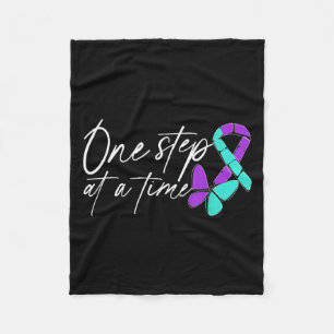Suicide Awareness Suicide Prevention Suprt Survivo Fleece Blanket