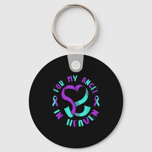 Suicide Awareness Suicide Prevention Suprt Survivo Keychain (Front)
