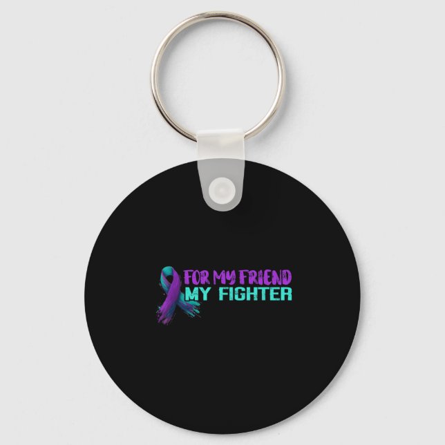Suicide Awareness Suicide Prevention Suprt Survivo Keychain (Front)
