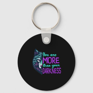 Suicide Awareness Suicide Prevention Suprt Survivo Keychain