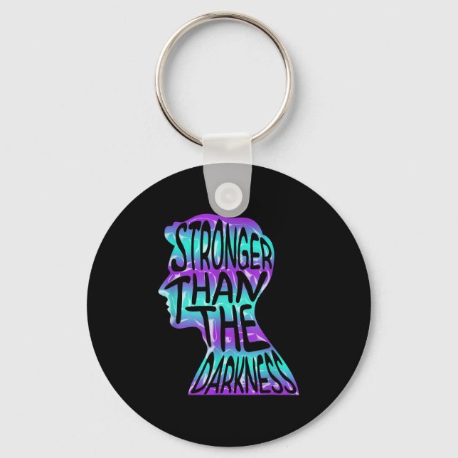 Suicide Awareness Suicide Prevention Suprt Survivo Keychain (Front)